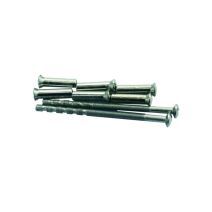 Kit 2 vis relieuses metal+douilles aveugles
