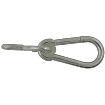 Mousqueton alpin a œil l:100mm + esse œil 8mm 