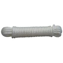 Cordage polypropylène ø4mm longueur :20m -couleur  blanc