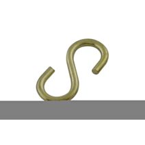 6 esses égals ouverte acier laitonné ø3mm