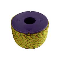 Drisse polypropylène jaune fil rouge et vert ø3mm longueur :35m 