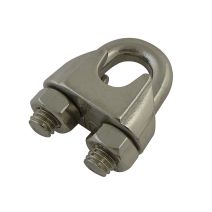 4 serre-cable etrier acier inoxydable AISI 316 ø4mm