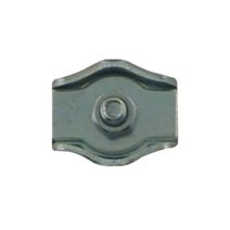 4 serre-cable plat 1 boulon AZ ø4mm