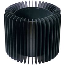 Diffuseur à chaleur Ø15cm noir