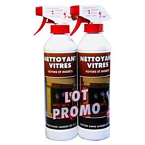 2 nettoyants vitres insert 500ml - PYROFEU