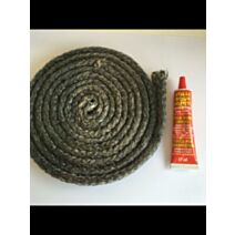 Joint noir 2,50 m + colle thermique - PYROFEU