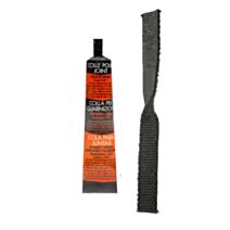 Joint noir plat pour vitres d'inserts 10 x 1,2 mm - PYROFEU