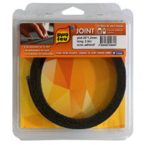Joint plat noir pour insert cheminée  20 x 1.2 mm PYROFEU