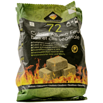 72 Cubes Allume-feu 100% Naturel - PYROFEU