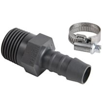 Raccord polyamide Ø12 mm 1/2'' + collier - SPID'O