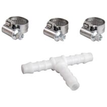 Té plastique Ø6 mm + 3 colliers - SPID'O