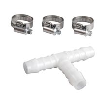Té plastique Ø10 mm + 3 colliers - SPID'O