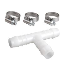 Té plastique Ø12 mm + 3 colliers - SPID'O