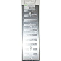 Grille alu reglable 240 x 75 - HBH