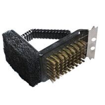 Brosse grille barbecue 3 en 1 - COOK'IN GARDEN
