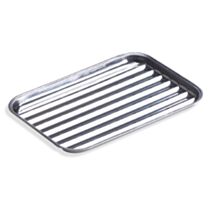 Plat anti flamme inox -34 x 24cm - COOK'IN GARDEN