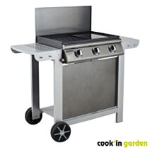 Barbecue à gaz 3 brûleurs Puerta Luna - COOK IN GARDEN