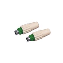 2 fiches coaxiales mâle 9mm - OPTEX