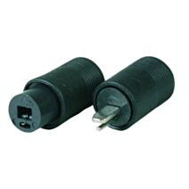 2 fiches HP mâle + femelle à visser - OPTEX