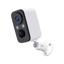 Caméra Wi-Fi fixe intérieure extérieure sur batterie 1080P