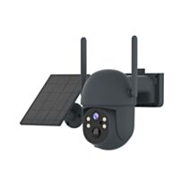 Caméra solaire Wi-Fi extérieure 2,5K noir - SEMAC