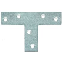 Platine d'assemblage en T 16x50x2mm Ø3,8mm 6 trous - ALBERTS