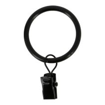 Anneau Pince P/Ø20mm Noir Brillant Ø42mm x6 