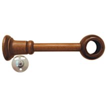 1 support bois lorgnon Ø20 réglable de 70 à 130mm chêne