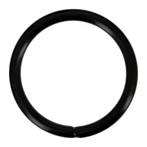 10 Anneaux pour tringle Ø20mm Noir Brillant Ø42mm