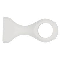 Support standard 100mm bois classique ø 35mm laqué blanc - MOBOIS