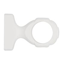 Supports monobloc courts bois classique x2 ø 35mm laqué blanc - MOBOIS