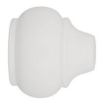 Embouts à emboîter bois classique x2 ø 35mm laqué blanc Rustique - MOBOIS