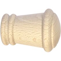 2 embouts bois Ø20 brut