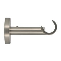 Support métal Ø20mm Ouvert 80mm Chromé Mat