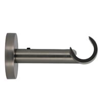 Support métal Ø20mm Ouvert 80mm Gun foncé