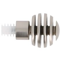 2 embouts métal d20 boule chrome mat easy fix - MOBOIS