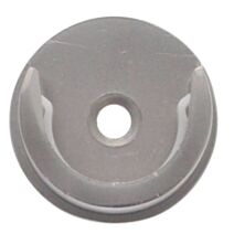 2 Naissances métal Ø20mm Chromé Mat