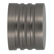 2 Embouts métal Ø20mm Minium Gun foncé