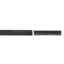 Tringle extensible métal Ø20mm 1,20-2,1m Noir Argente