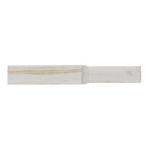 Tringle extensible métal Ø20mm 1,20-2,1m Blanc Patine Or 