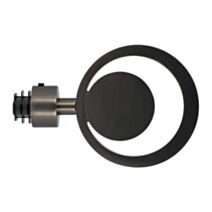 Embout métal Ø20mm Atrium Easy Fix Decor Gun Fonce - MOBOIS