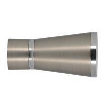 Embout métal Ø20mm Podium Chromé Mat