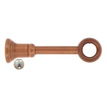 Support à œil réglable platine métal bois classique ø 28mm merisier - MOBOIS