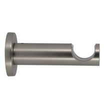 Support métal Ø28mm Tige 95mm Chromé Mat
