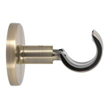 Support métal Ø28mm Ouvert 60mm Doré Vieilli