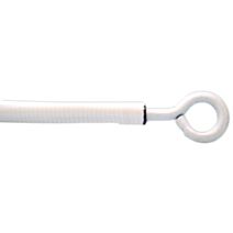 Tringle ressort métal gainée 5m blanc + 8 pitons - MOBOIS
