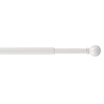 1 tringle métal Ø7mm extensible de 40-65cm boule blanc brillant - MOBOIS