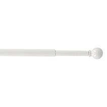 1 tringle métal Ø7mm extensible de 60-100cm boule blanc brillant - MOBOIS