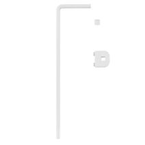Adaptateur tringle de porte encastrée blanc mat - MOBOIS
