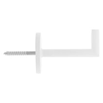 2 Gonds moderne 53.5mm Blanc mat - MOBOIS